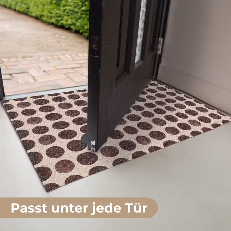 Stippen - Patroon - Bruin Deurmat klein 898 -USP_DE