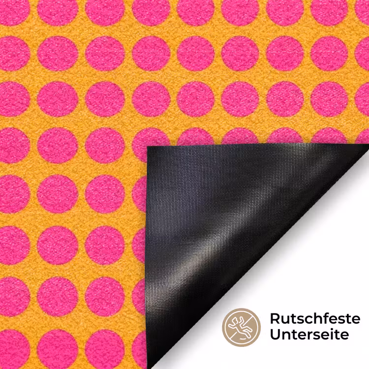 Stippen - Patroon - Oranje Deurmat klein 898 -antislip_DE