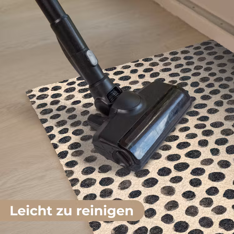 Stippen - Patroon - Zwart Deurmat klein 898 -reinigen_DE