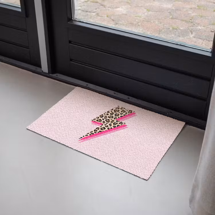 Stippen - Roze - Bliksem Deurmat klein -sfeer2