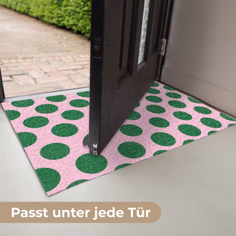 Polkadots - Patroon - Groen Deurmat klein 898 -USP_DE