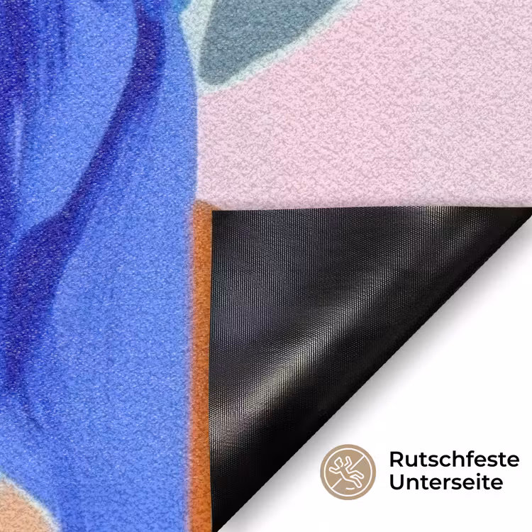 Portret - Vrouw - Modern Deurmat klein -antislip_DE