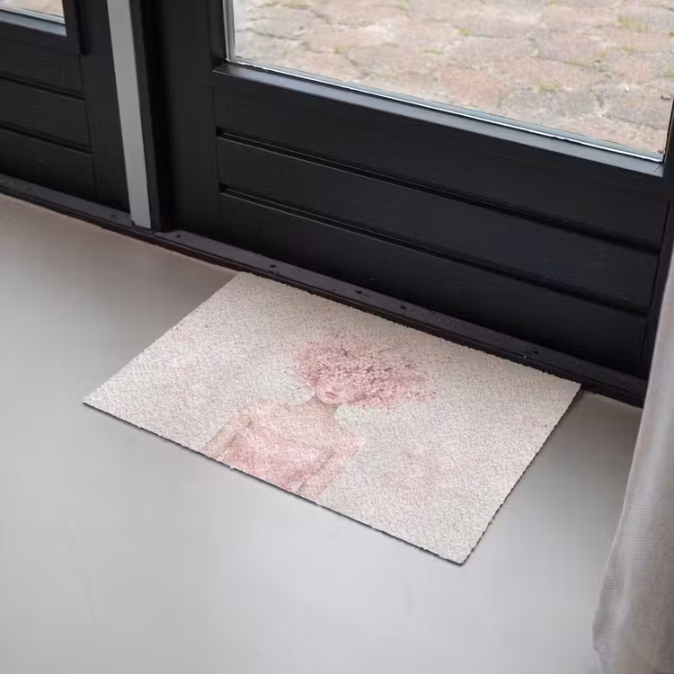 Portret - Kersenbloesem - Roze Deurmat klein -sfeer2