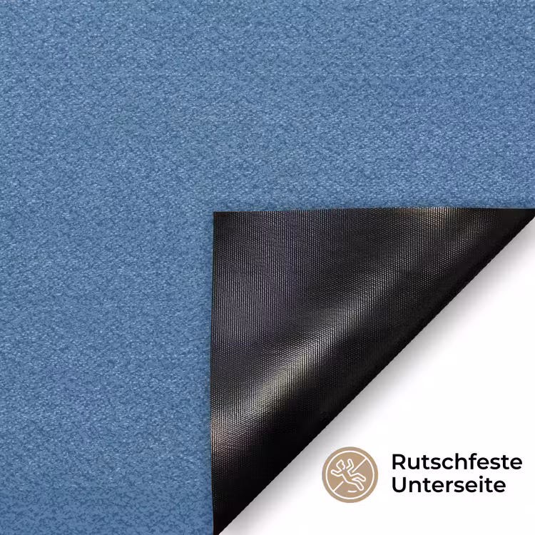 Portret - Zonnebril - Rook - Abstract - Blauw Deurmat klein -antislip_DE
