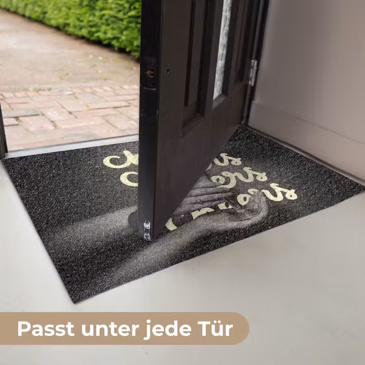 Cheers - Wijn - Zwart - Wit Deurmat klein -USP_DE