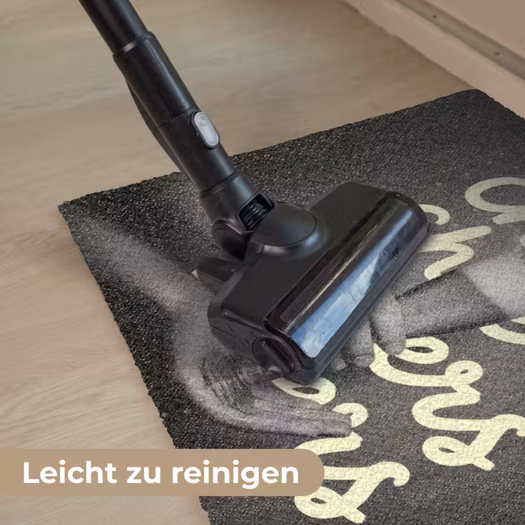 Cheers - Wijn - Zwart - Wit Deurmat klein -reinigen_DE