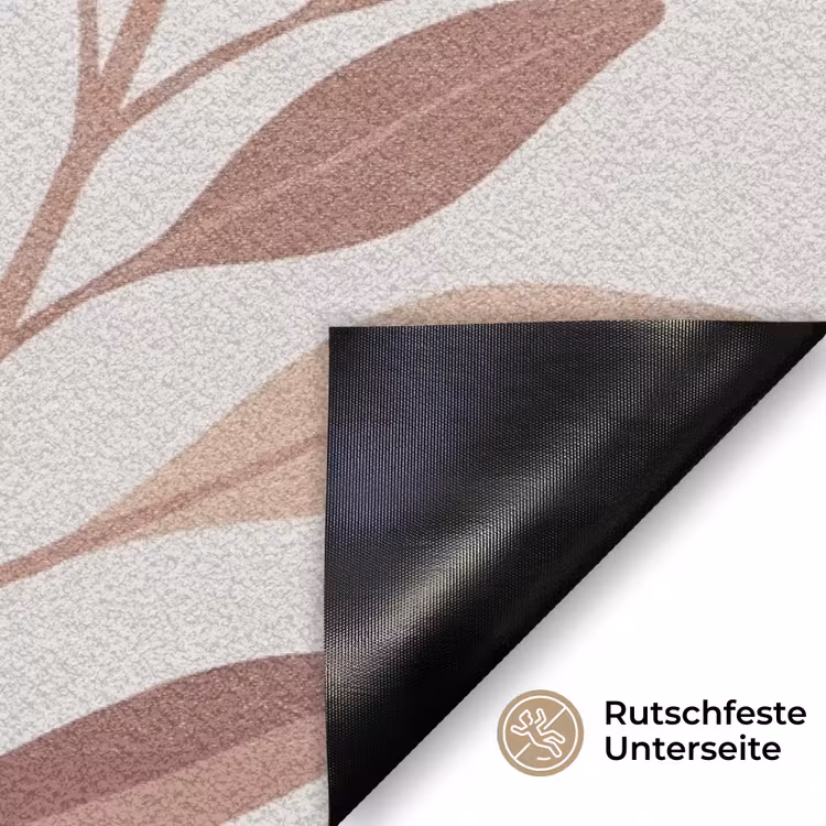 Protea - Bloem - Botanisch - Beige Deurmat klein -antislip_DE