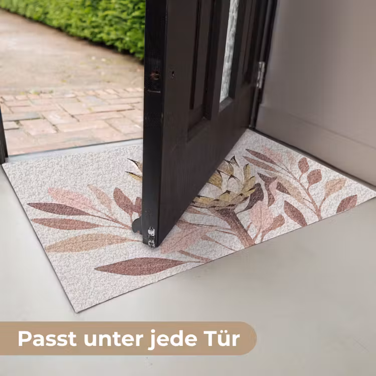 Protea - Bloem - Botanisch - Beige Deurmat klein -USP_DE