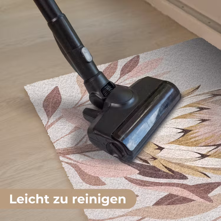 Protea - Bloem - Botanisch - Beige Deurmat klein -reinigen_DE