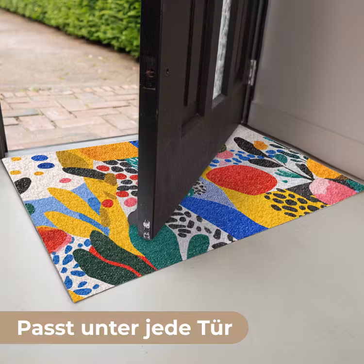 Stippen - Vormen - Modern - Kleuren Deurmat klein -USP_DE