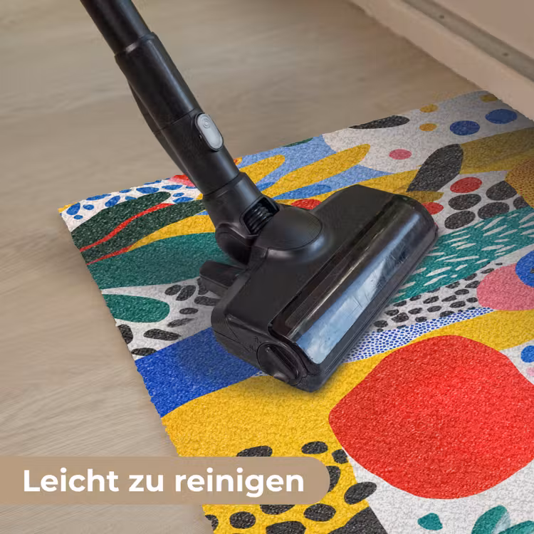 Stippen - Vormen - Modern - Kleuren Deurmat klein -reinigen_DE