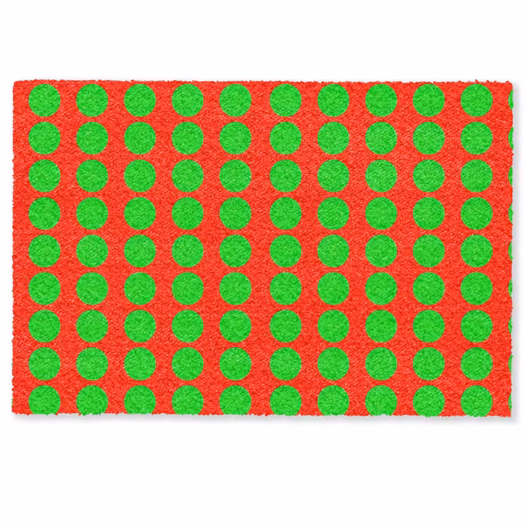 Stippen - Patroon - Groen Deurmat klein 898 -zkaufland3d
