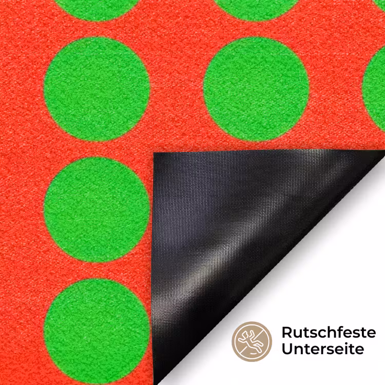 Stippen - Patroon - Groen Deurmat klein 898 -antislip_DE