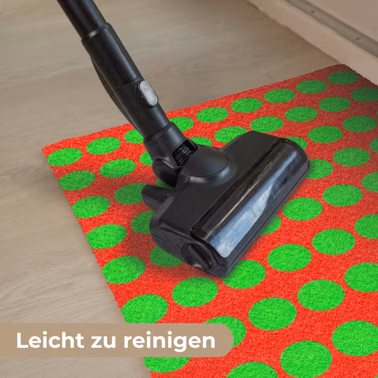Stippen - Patroon - Groen Deurmat klein 898 -reinigen_DE