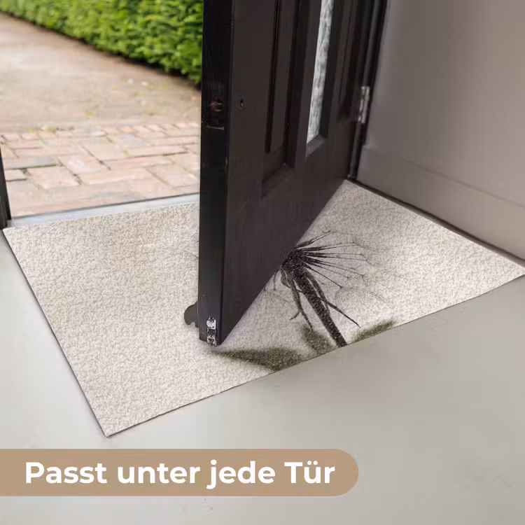 Paardenbloem - Minimalistisch - Wit Deurmat klein -USP_DE