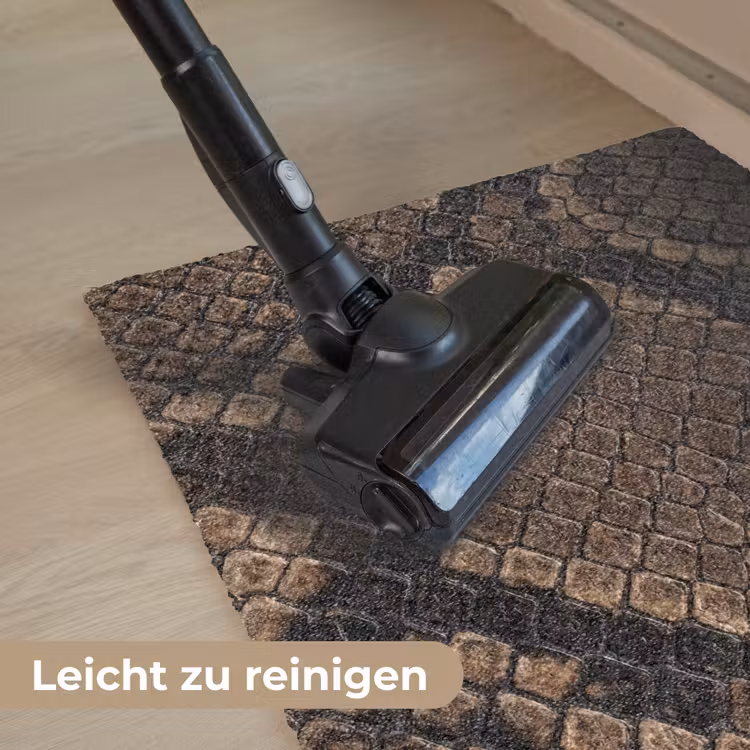 Python - Schubben - Brons Deurmat klein -reinigen_DE