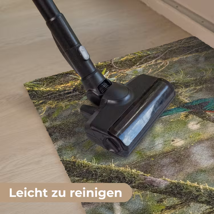 Quetzal - Jungle - Natuur - Groen Deurmat klein -reinigen_DE