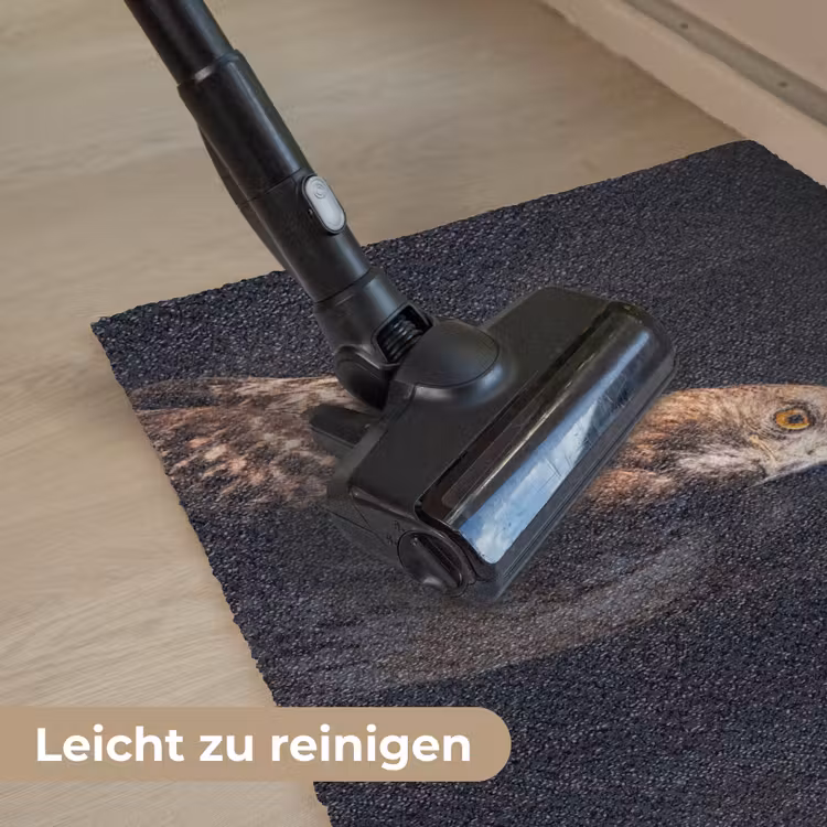 Roofvogel - Buizerd - Bruin Deurmat klein -reinigen_DE