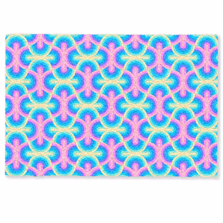 Regenboog - Neon - Kleuren Deurmat klein 898 -zkaufland3d