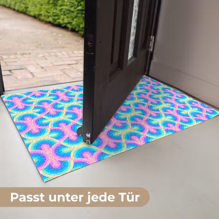 Regenboog - Neon - Kleuren Deurmat klein 898 -USP_DE