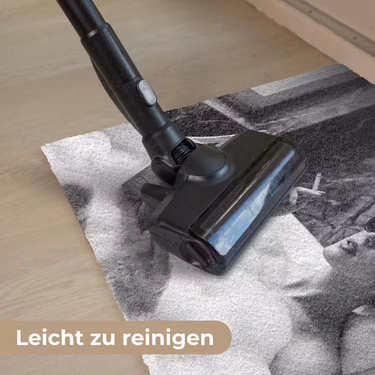 Relaxt - Bad - Zwart - Wit Deurmat klein -reinigen_DE