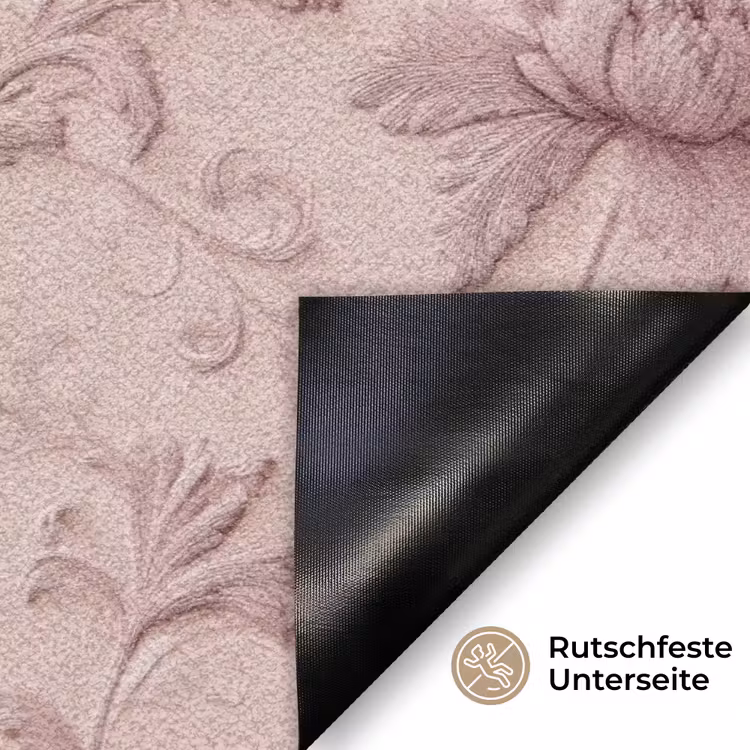 Reliëf - Pioenrozen - Roze Deurmat klein 898 -antislip_DE