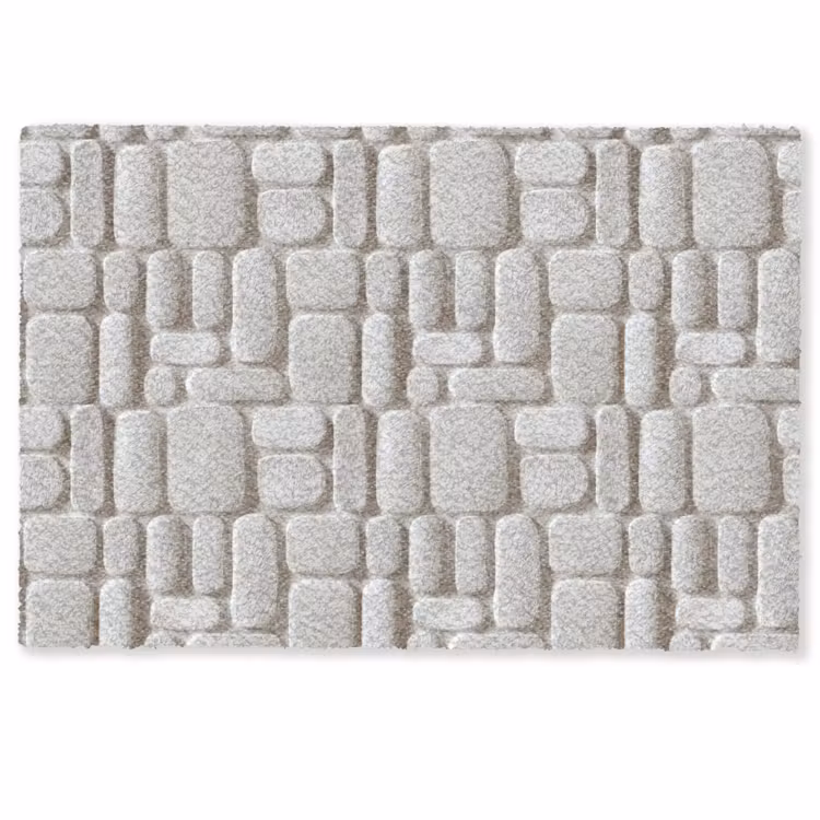 Reliëf - Structuur - Wit Deurmat klein 898 -zkaufland3d
