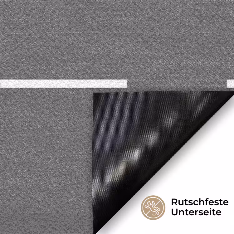 Racebaan - Illustratie - Sport - Kleurrijk Deurmat klein -antislip_DE