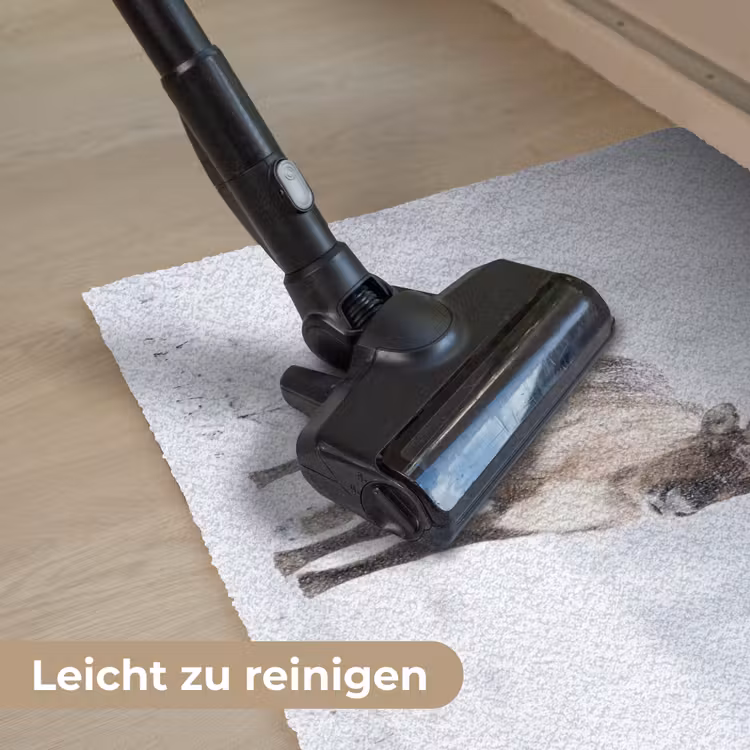Rendier - Gewei - Toendra - Sneeuw - Wild Deurmat klein -reinigen_DE