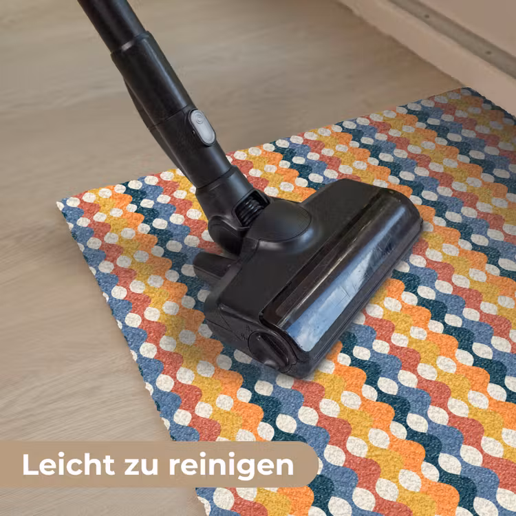Retro - Disco - Golven Deurmat klein 898 -reinigen_DE