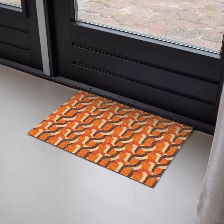 Retro - Modern - Kleurrijk Deurmat klein 898 -sfeer2