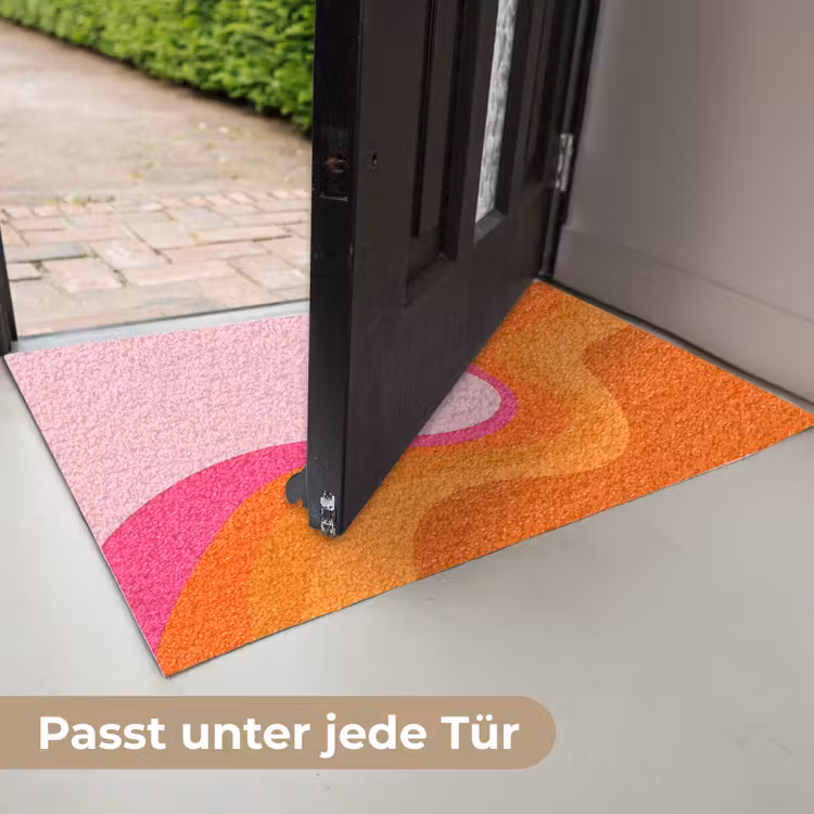 Retro - Waves - Kleurrijk Deurmat klein -USP_DE