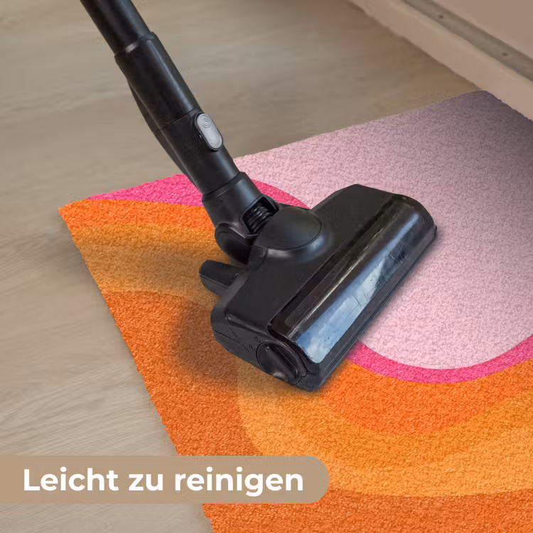 Retro - Waves - Kleurrijk Deurmat klein -reinigen_DE