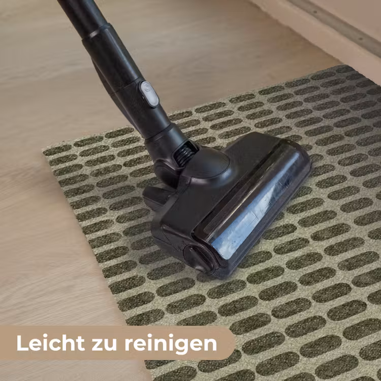 Ritmisch - Effect - Groen Deurmat klein 898 -reinigen_DE