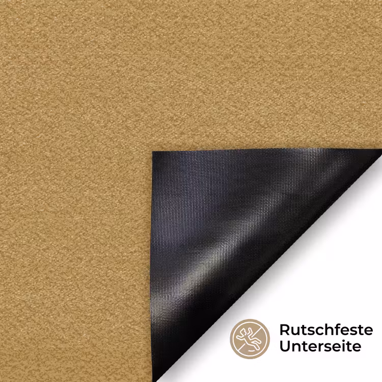 Rhythmic - Ochre - Geel Deurmat klein 898 -antislip_DE