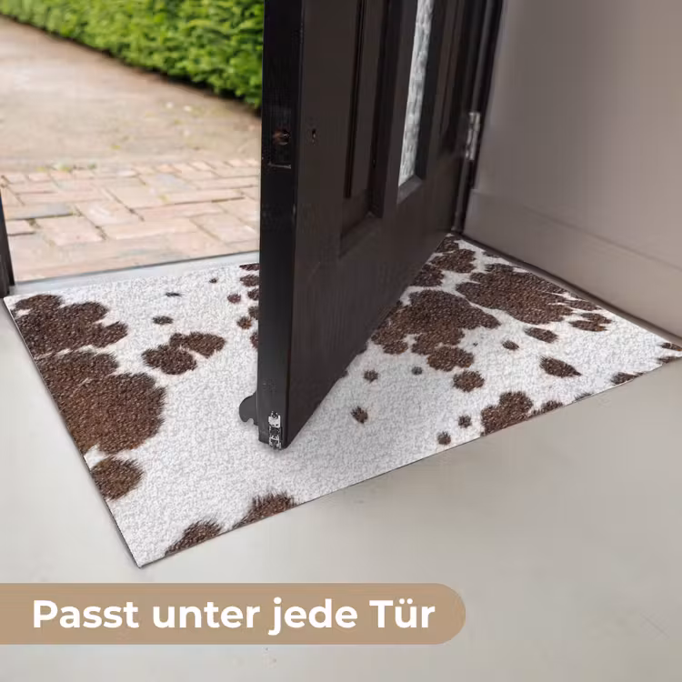 Koeienhuid - Klassiek - Bruin Deurmat klein -USP_DE