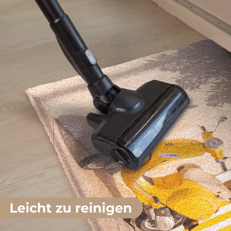 Fußmatte - Roller – Natur – Sommer – Gelb – Mittelmeer - Scooter - Natuur - Zomer - Geel - Mediterraan Deurmat klein