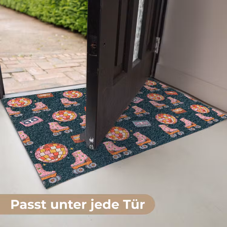Rolschaatsen - Patroon - Disco Deurmat klein 898 -USP_DE