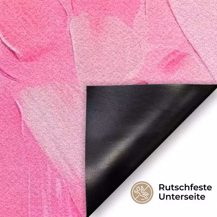 Roze - Verf - Coffee Deurmat klein -antislip_DE
