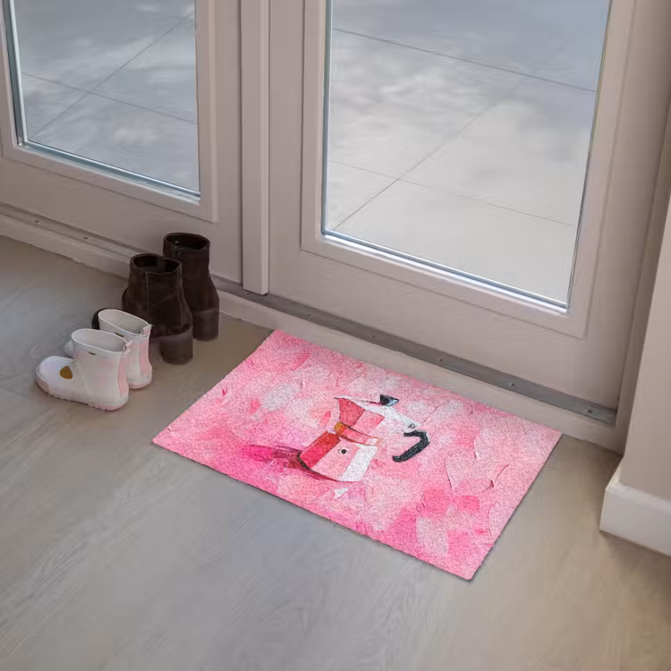 Roze - Verf - Coffee Deurmat klein -sfeer3