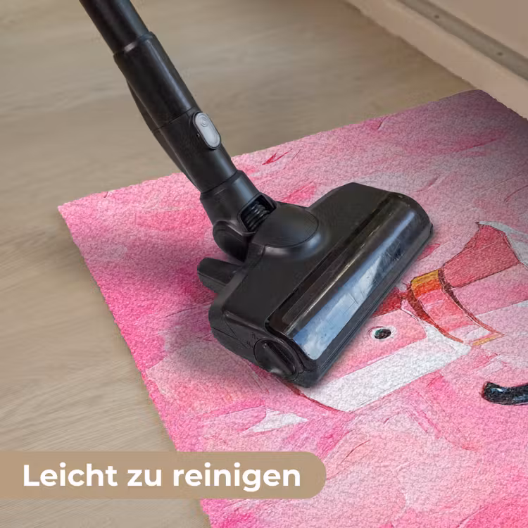 Roze - Verf - Coffee Deurmat klein -reinigen_DE