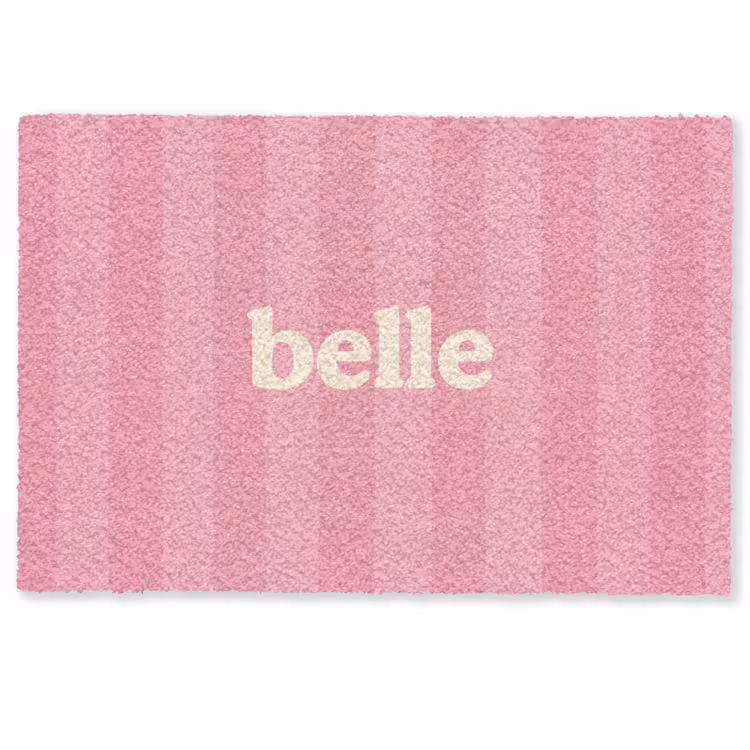 Roze - Gestreept - Belle Deurmat klein -zkaufland3d
