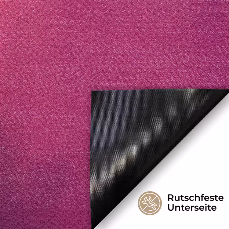Pink - Hond - Bubbel Deurmat klein -antislip_DE