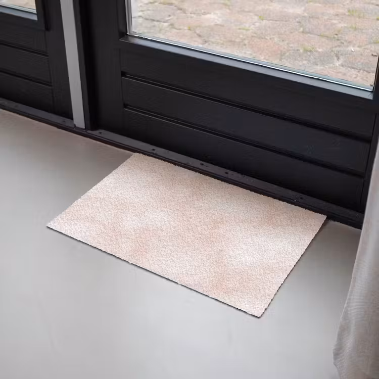Roze - Marmer - Crème Deurmat klein 898 -sfeer2