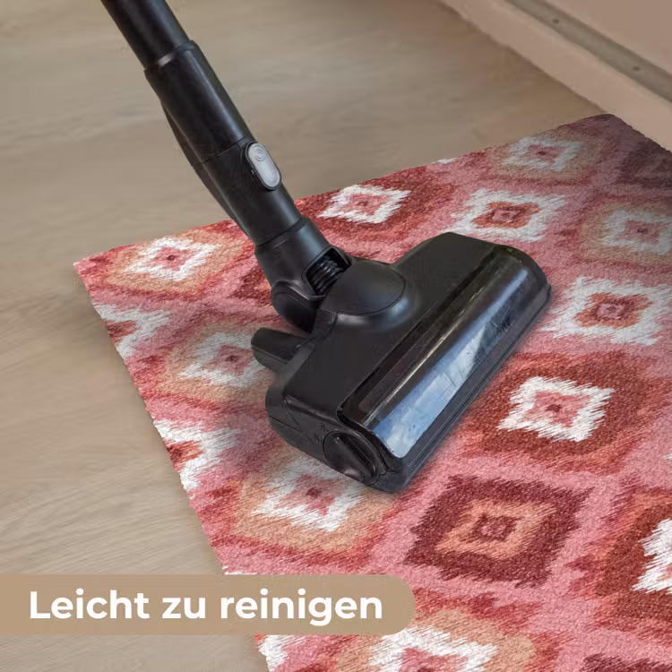 Roze - Penseelstreken - Abstract - Patroon Deurmat klein 898 -reinigen_DE