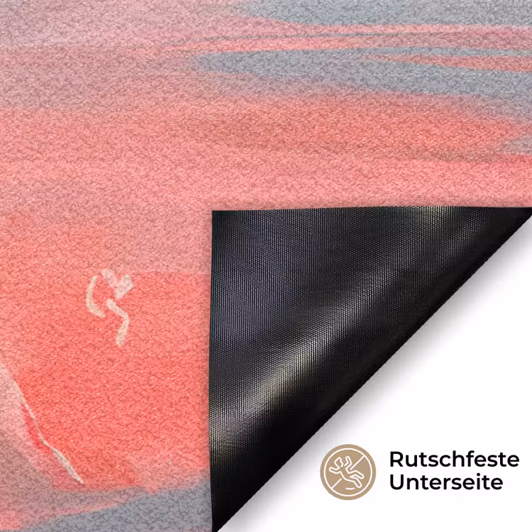 Roze - Surfen - Zee Deurmat klein -antislip_DE