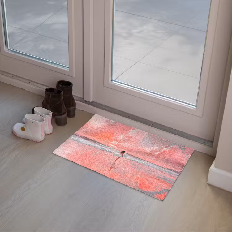 Roze - Surfen - Zee Deurmat klein -sfeer3