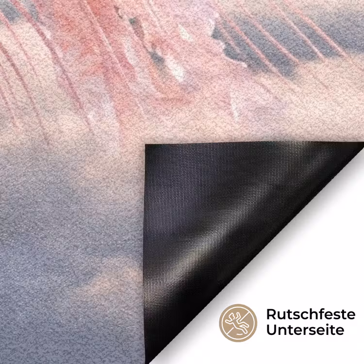 Fußmatte - Rosa Tier – Wolken - Roze dier - Wolken Deurmat klein
