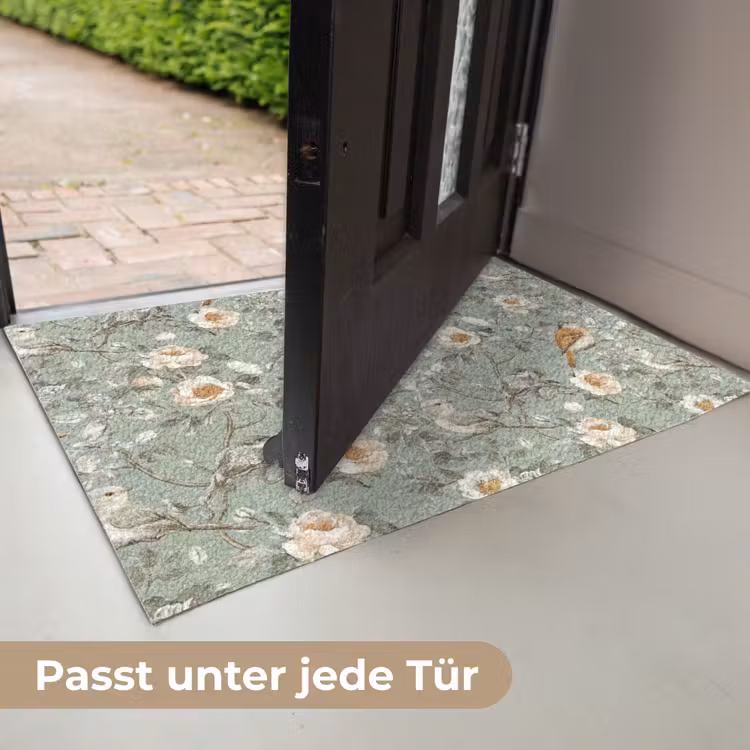 Roze - Vogels - Kleurrijk Deurmat klein 898 -USP_DE