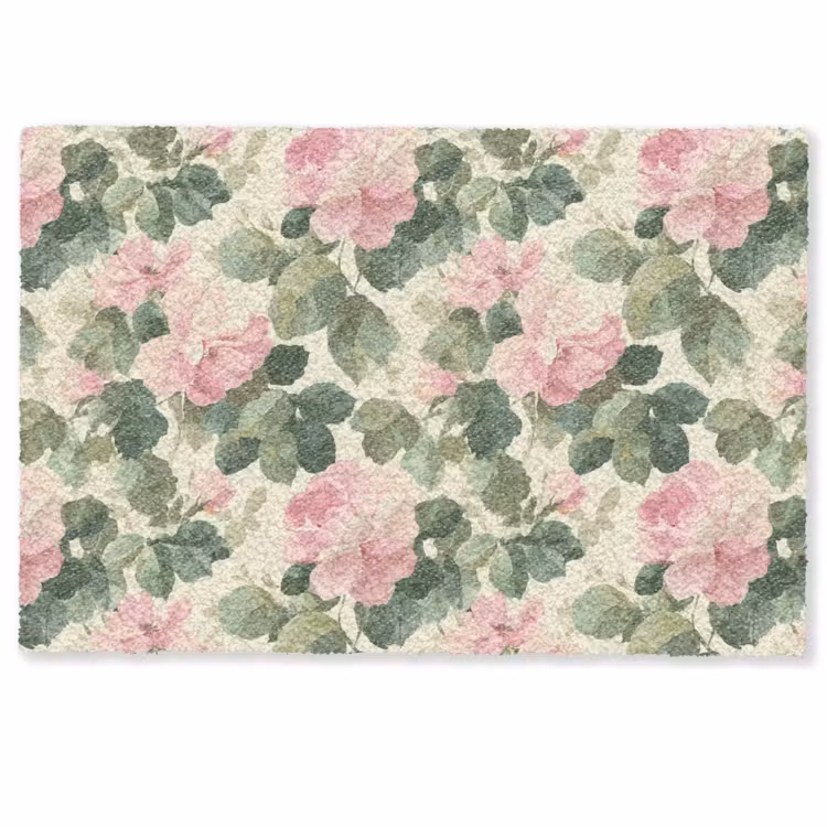 Rozen - Botanisch - Roze Deurmat klein 898 -zkaufland3d